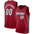 Kdoa Custom M.Heat Jordan Brand Red Swingman Jerseys - Statement Edition
