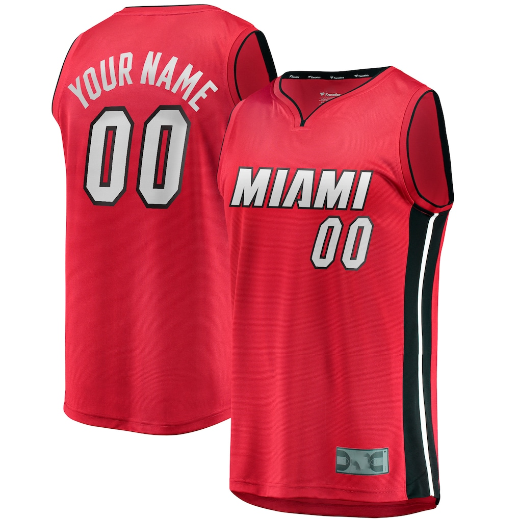 Kdoa Custom M.Heat Red Fast Break Jerseys - Statement Edition