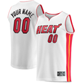 Kdoa Custom M.Heat White Fast Break Replica Jerseys - Association Edition