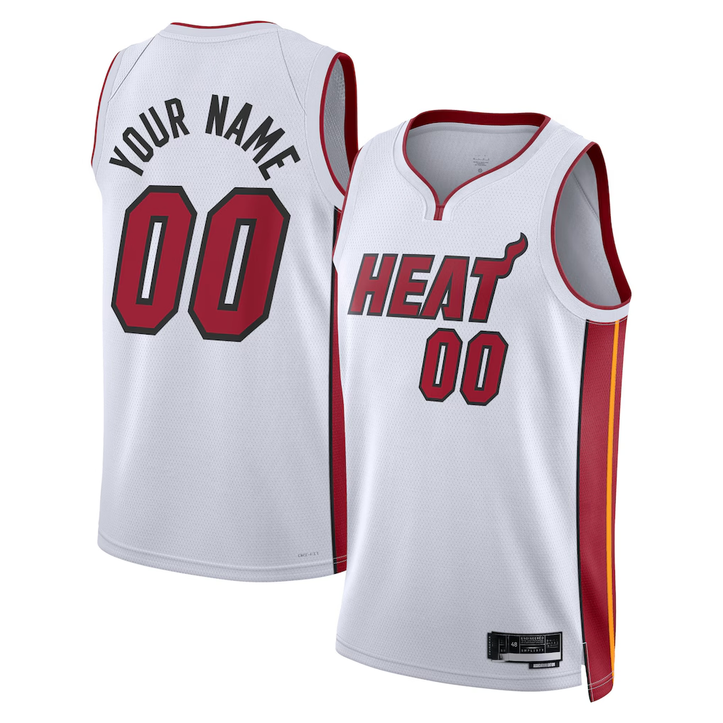 Kdoa Custom M.Heat White Swingman Jerseys - Association Edition