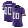 Kdoa Custom MN.Vikings Purple Limited Vapor Untouchable Home Game Any Name & Numbers Stitched Jerseys