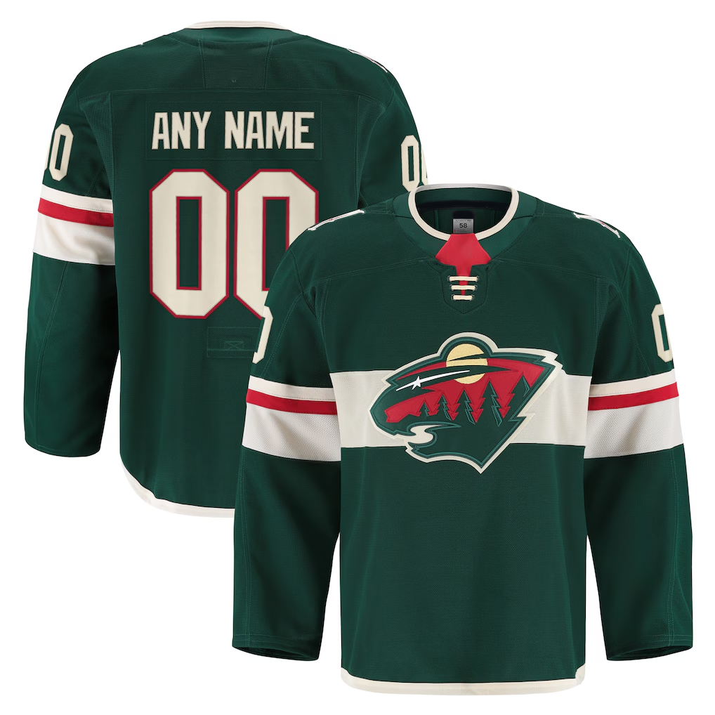 Kdoa Custom M.Wild Green Home Authentic Pro Jerseys