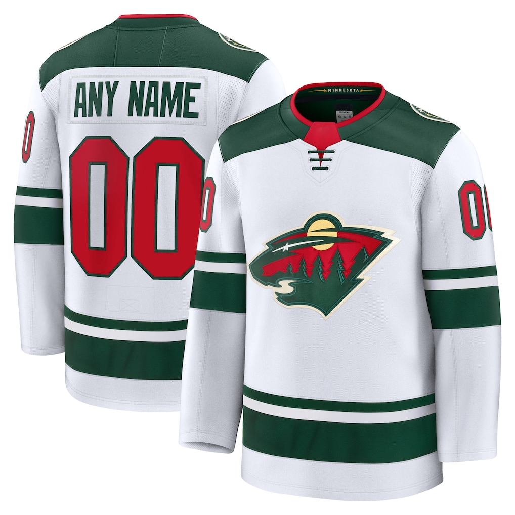 Kdoa Custom M.Wild White Away Premium Jerseys