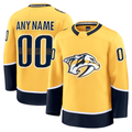 Kdoa Custom N.Predators Gold Home Premium Jerseys