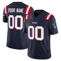 Kdoa Custom NE.Patriots Navy Limited Vapor F.U.S.E. Home Game Any Name & Numbers Stitched Jerseys