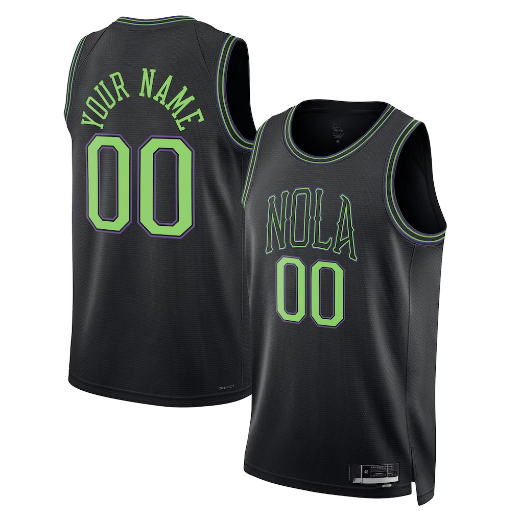 Kdoa Custom NO.Pelicans hite Swingman Stitched Jerseys- Association Edition