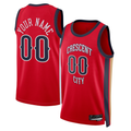 Kdoa Custom NO.Pelicans Jordan Brand Red Swingman Stitched Jerseys- Statement Edition