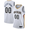 Kdoa Custom NO.Pelicans White 2020-2021 Swingman Stitched Jerseys- Association Edition