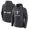 Kdoa Custom NO.Saints Gray Pullover Hoodies Limited Any Name & Numbers  Stitched Jerseys