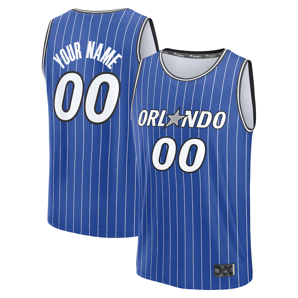 Kdoa Custom O.Magic Blue Fast Break Replica Jerseys - Icon Edition