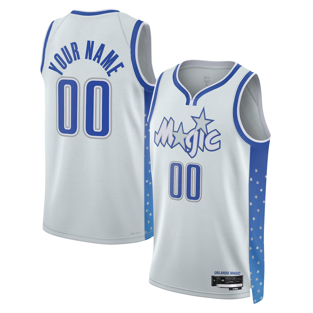 Kdoa Custom O.Magic Silver 2025-26 City Edition Swingman Jerseys