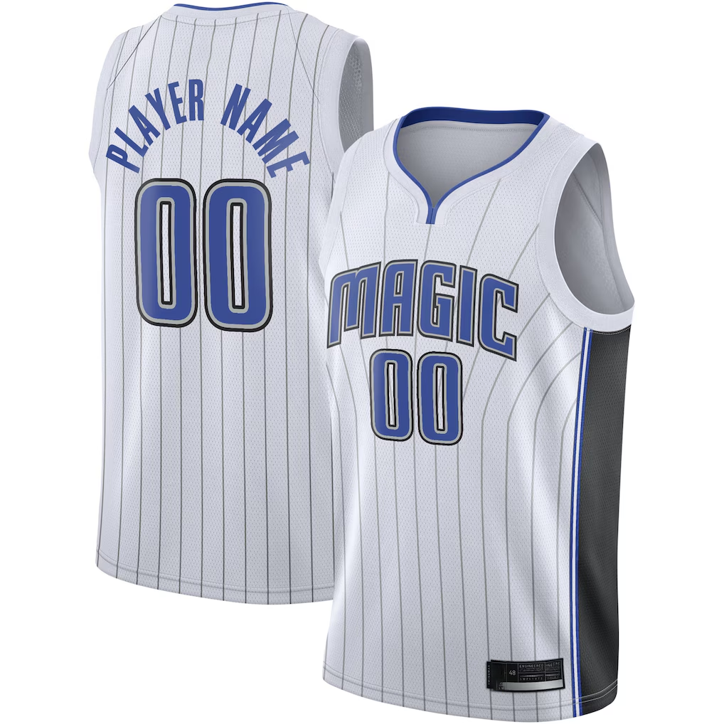 Kdoa Custom O.Magic White 2020-21 Swingman Jerseys - Association Edition