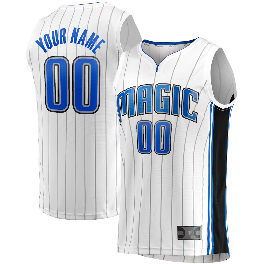 Kdoa Custom O.Magic White Fast Break Replica Jerseys - Association Edition