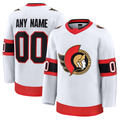 Kdoa Custom O.Senators White Away Premium Jerseys