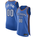 Kdoa Custom OC.Thunder Blue Authentic Stitched Jerseys - Icon Edition
