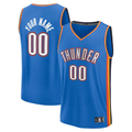 Kdoa Custom OC.Thunder Blue Fast Break Stitched Jerseys - Icon Edition