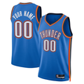 Kdoa Custom OC.Thunder Blue  Fast Break Stitched Jerseys- Statement Edition