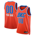Kdoa Custom OC.Thunder Jordan Brand Orange 2022-2023 Swingman Stitched Jerseys - Statement Edition