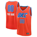 Kdoa Custom OC.Thunder Orange Swingman Stitched Jerseys - Icon Edition