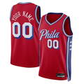 Kdoa Custom P.76ers Red 202223 Swingman Jerseys - Statement Edition