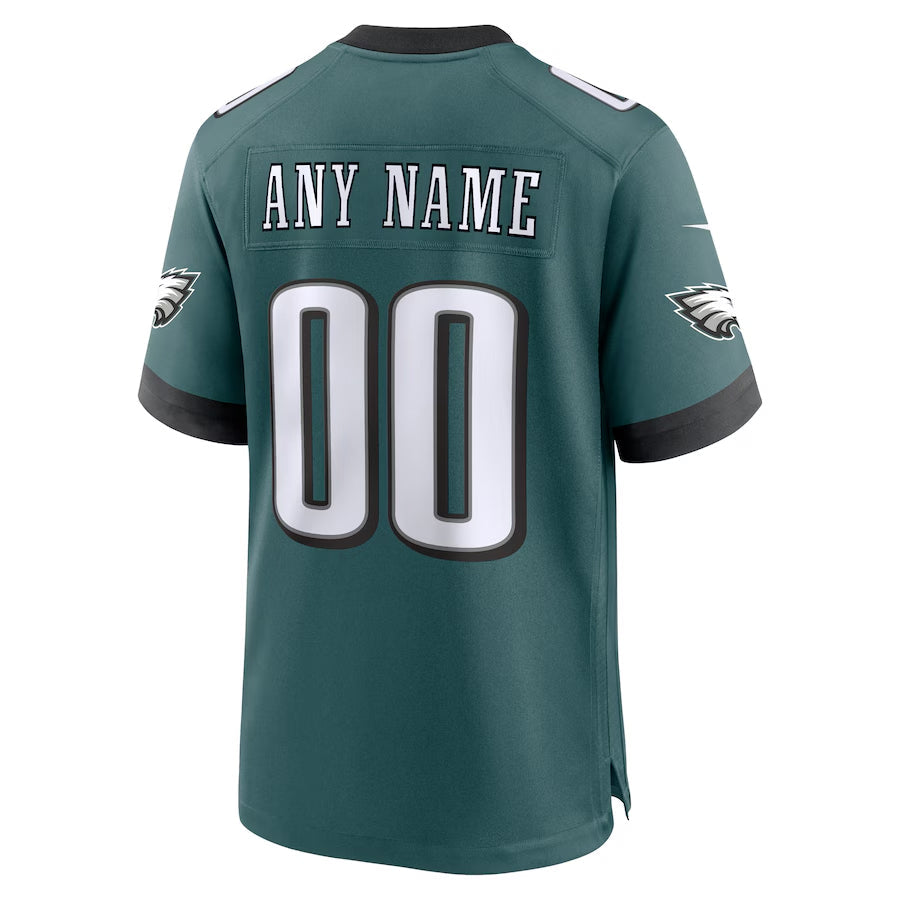 Kdoa Custom P.Eagles Midnight Green Stitched Home Game Stitched Jerseys