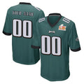 Kdoa Custom P.Eagles Team Color Green Super Bowl LIX Home Game Any Name & Numbers Stitched Jerseys