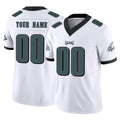 Kdoa Custom P.Eagles White Limited Vapor F.U.S.E. Home Game Any Name & Numbers Stitched Jerseys