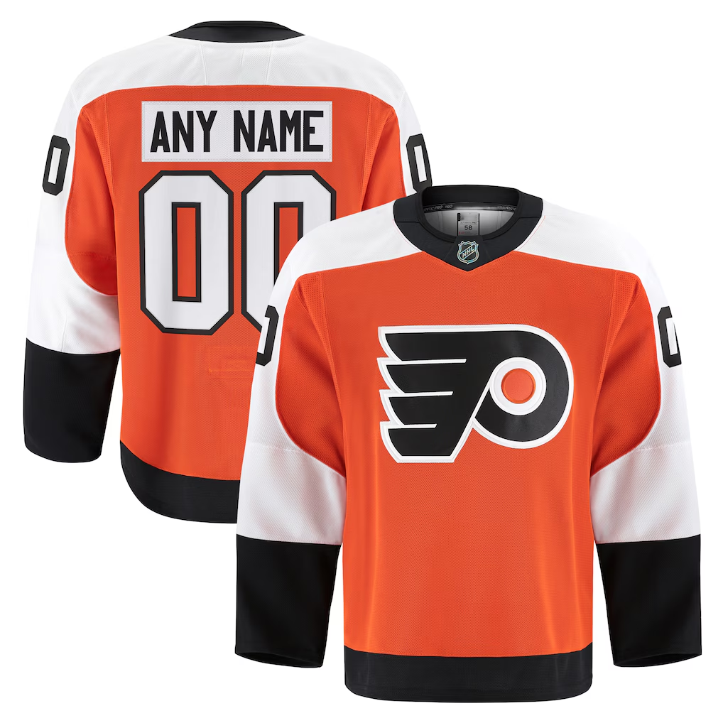 Kdoa Custom P.Flyers Orange Home Authentic Pro Jerseys