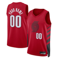 Kdoa Custom PT.Blazers Red 2022-2023 Swingman Jerseys - Statement Edition