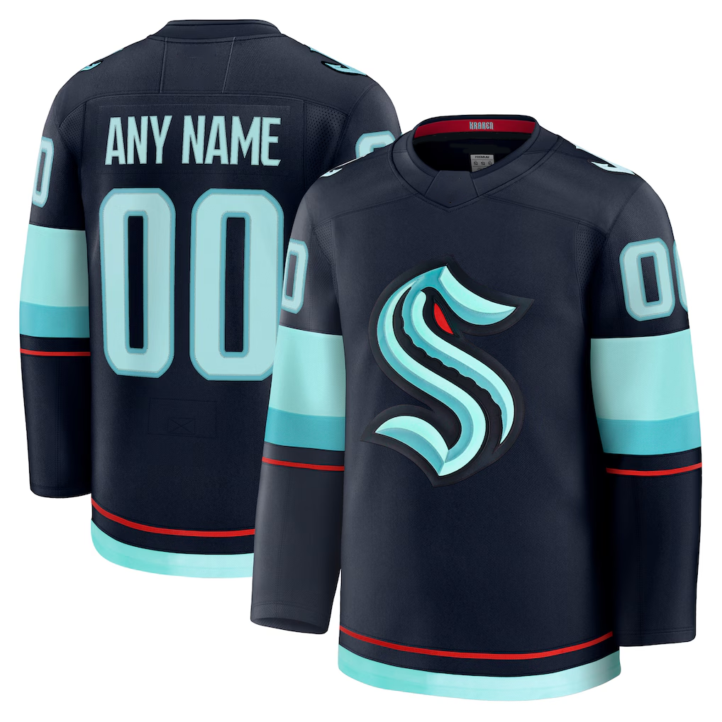 Kdoa Custom S.Kraken Deep Sea Blue Home Premium Jerseys