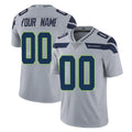 Kdoa Custom S.Seahawks Gray Limited Vapor Untouchable Home Game Any Name & Numbers Stitched Jerseys