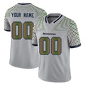 Kdoa Custom S.Seahawks Grey Limited 2025 Rivalries Collection Home Game Any Name & Numbers Stitched Jerseys
