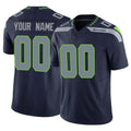 Kdoa Custom S.Seahawks Navy Limited Vapor F.U.S.E. Home Game Any Name & Numbers Stitched Jerseys