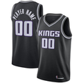 Kdoa Custom S.kings Black Swingman Jerseys - Statement Edition