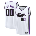 Kdoa Custom S.kings Fanatics White Fast Break Jerseys - Association Edition
