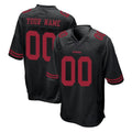 Kdoa Custom SF.49ers Black Alternate Home Game Any Name & Numbers Stitched Jerseys