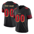 Kdoa Custom SF.49ers Black Limited Rivalries Collection Home Game Any Name & Numbers Stitched Jerseys