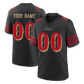 Kdoa Custom SF.49ers Black Rivalries Collection Home Game Any Name & Numbers Stitched Jerseys