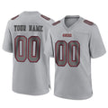 Kdoa Custom SF.49ers Gray Atmosphere Fashion Home Game Any Name & Numbers Stitched Jerseys