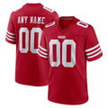 Kdoa Custom SF.49ers Red Game Home Any Name & Numbers Stitched Jerseys