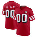 Kdoa Custom SF.49ers Red Limited Alternate 80th Vapor Home Game Any Name & Numbers Stitched Jerseys
