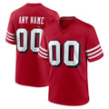 Kdoa Custom SF.49ers Red Limited Alternate Vapor Home Game Any Name & Numbers Stitched Jerseys