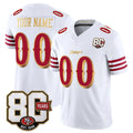 Kdoa Custom SF.49ers White Limited 80th Rivalries Collection Home Game Any Name & Numbers Stitched Jerseys
