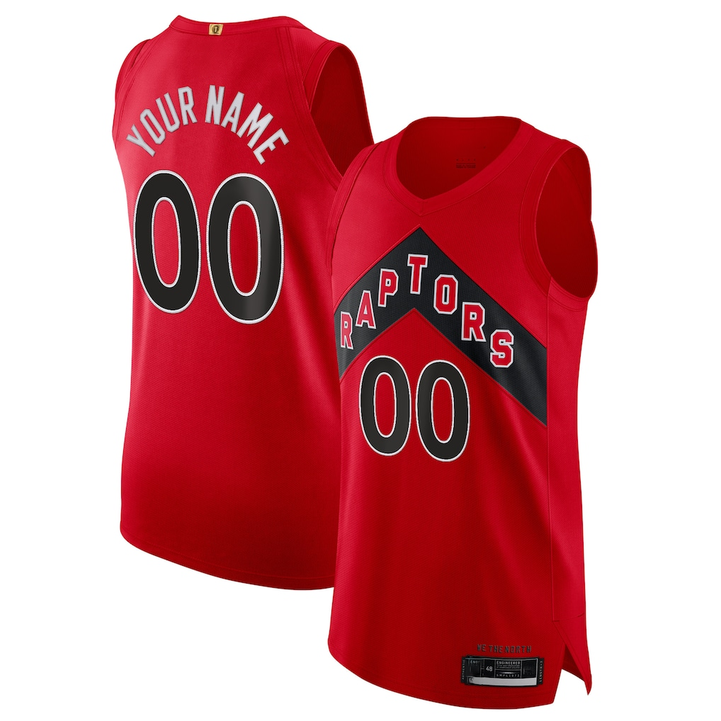 Kdoa Custom T.Raptors Red 2020-21 Authentic Jerseys - Icon Edition