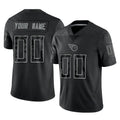 Kdoa Custom T.Titans Black Limited Reflective Home Game Any Name & Numbers Stitched Jerseys