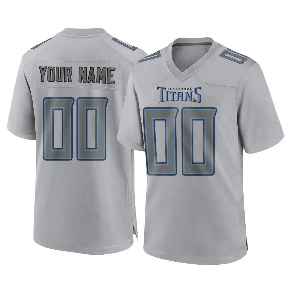 Kdoa Custom T.Titans Gray Atmosphere Fashion Home Game Any Name & Numbers Stitched Jerseys