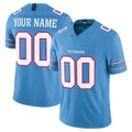 Kdoa Custom T.Titans Light Blue Team Vapor F.U.S.E. Limited Home Game Any Name & Numbers Stitched Jerseys