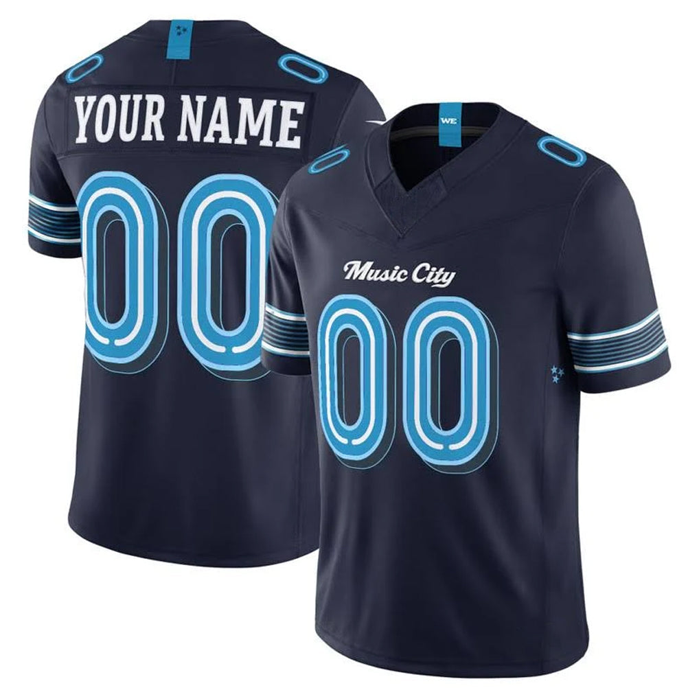 Kdoa Custom T.Titans Navy 2026 Rivalries Collection Limited Home Game Any Name & Numbers Stitched Jerseys