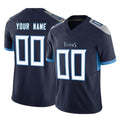 Kdoa Custom T.Titans Navy Limited Vapor F.U.S.E. Home Game Any Name & Numbers Stitched Jerseys