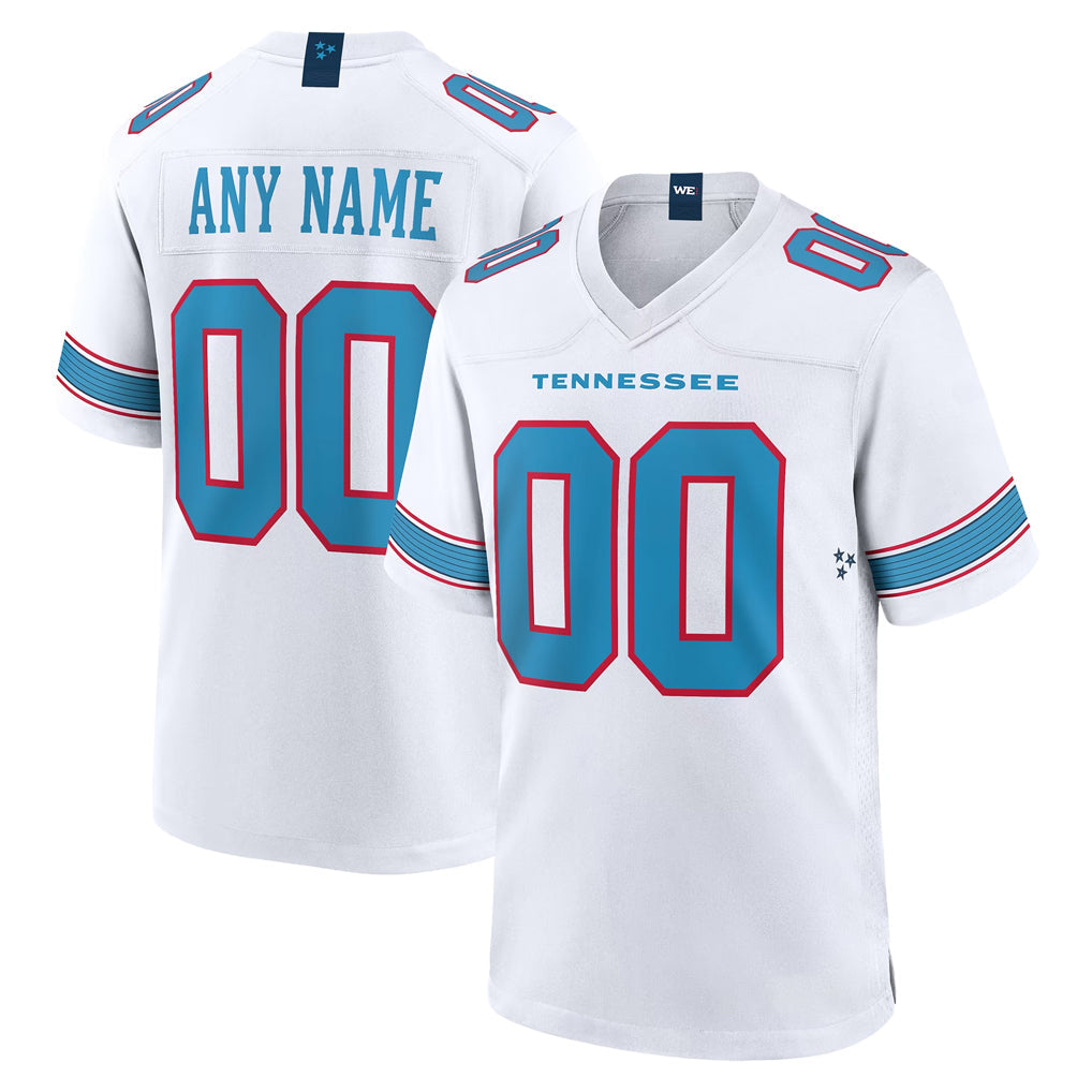 Kdoa Custom T.Titans White 2026 Game Home Any Name & Numbers Stitched Jerseys